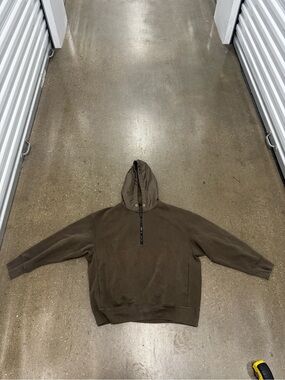 Jill sanders x Uniqlo Men's brwonHooded Pullover Sweater and sweatpants XL